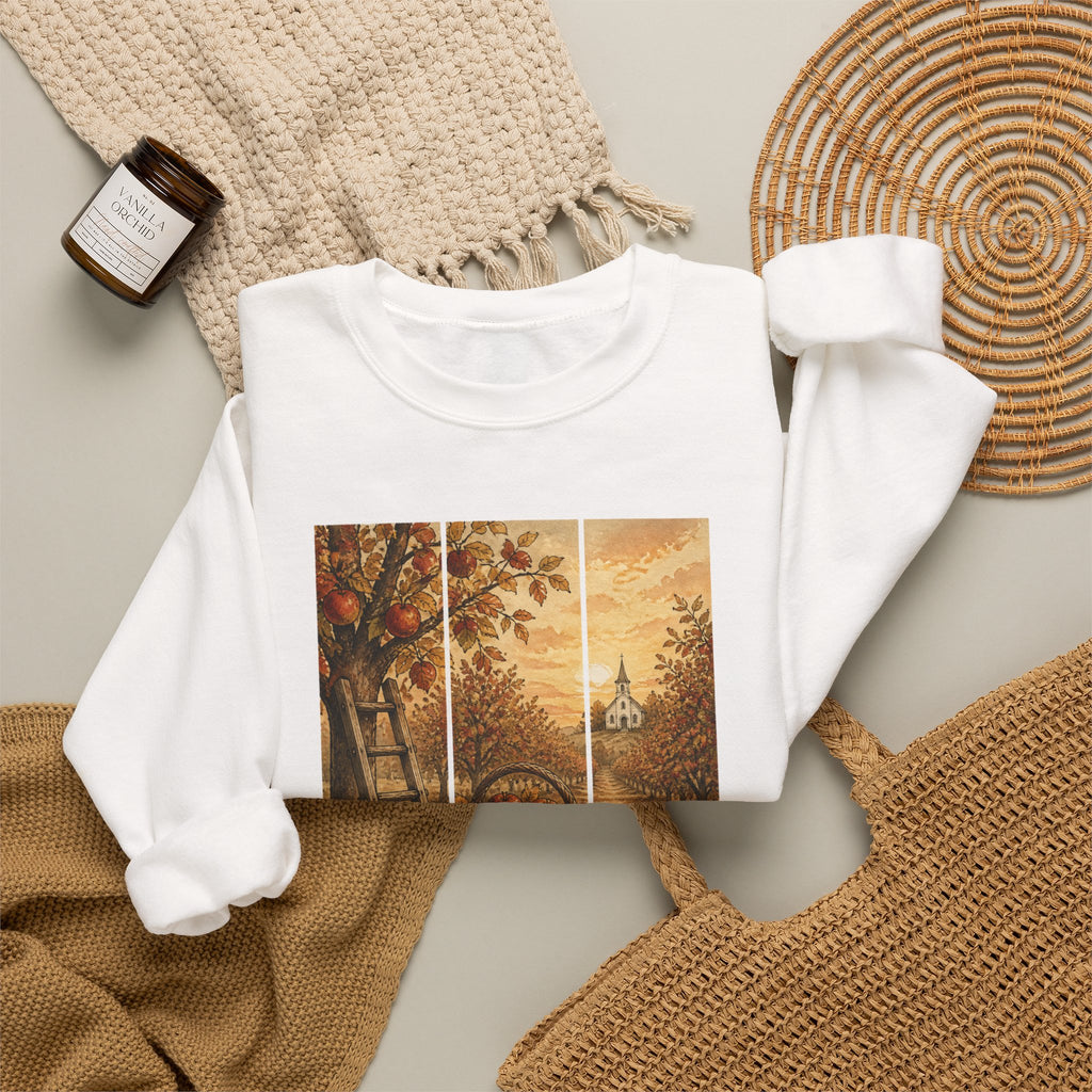 He Is Good Crewneck Sweatshirt | Christian Autumn, Fall Leaves