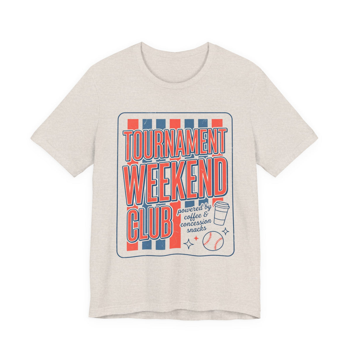 Tournament Weekend Club T-Shirt | Baseball Varsity, Diamond Mom Dad
