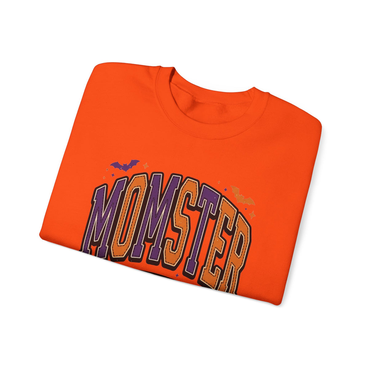 Momster Spooky Season Sweatshirt | Halloween mom graphic, bats, distressed lettering