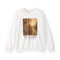 He Is Good Crewneck Sweatshirt | Christian Autumn, Fall Leaves
